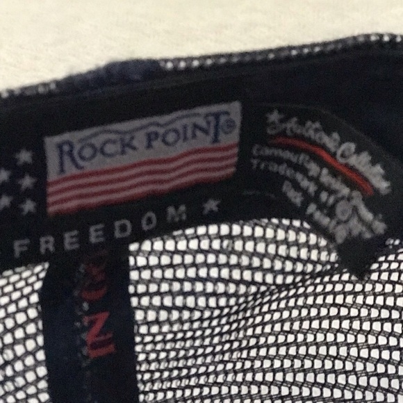 Rock Point Authentic FREEDOM Collection American Flag Adjustable Ball Cap - Picture 15 of 16